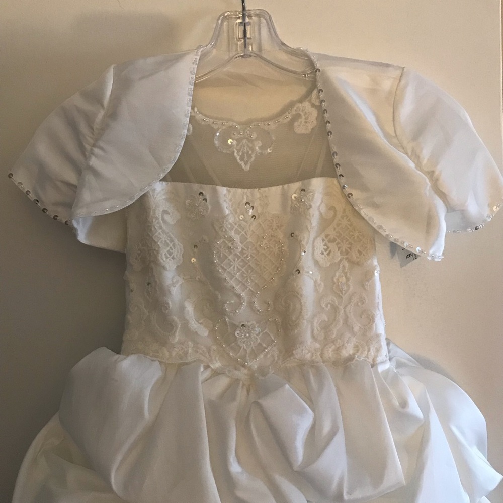 Flower girl/ First Communion Dress with Veil